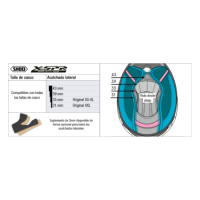 Recambio Shoei Acolchado Lateral Tipo P