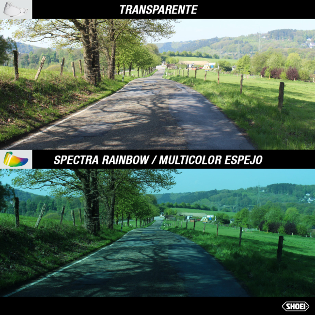 Recambio Shoei Pantalla CNS-3 Rainbow Espejo