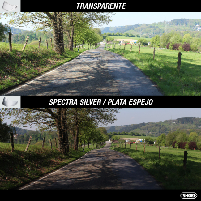 Recambio Shoei Pantalla CNS-3C Plata Espejo