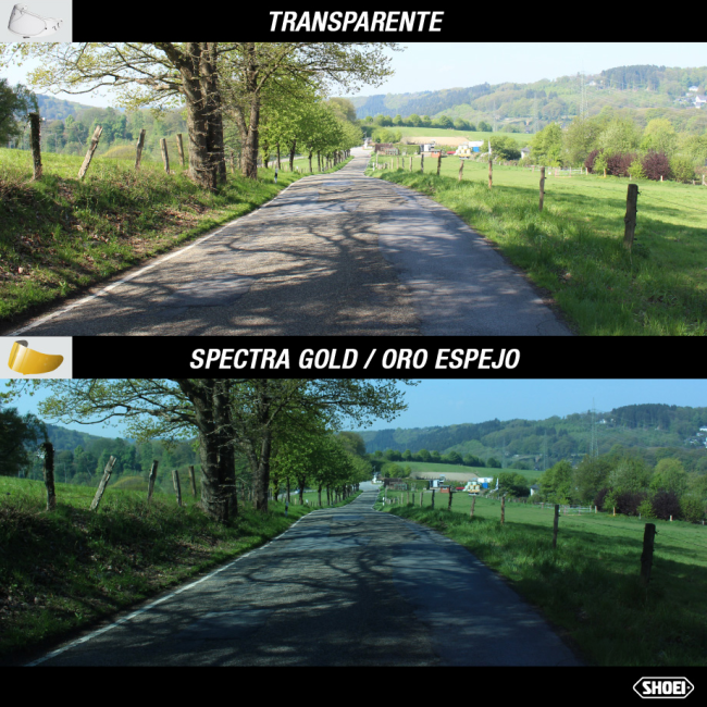 Recambio Shoei Pantalla CJ-4 Oro Espejo