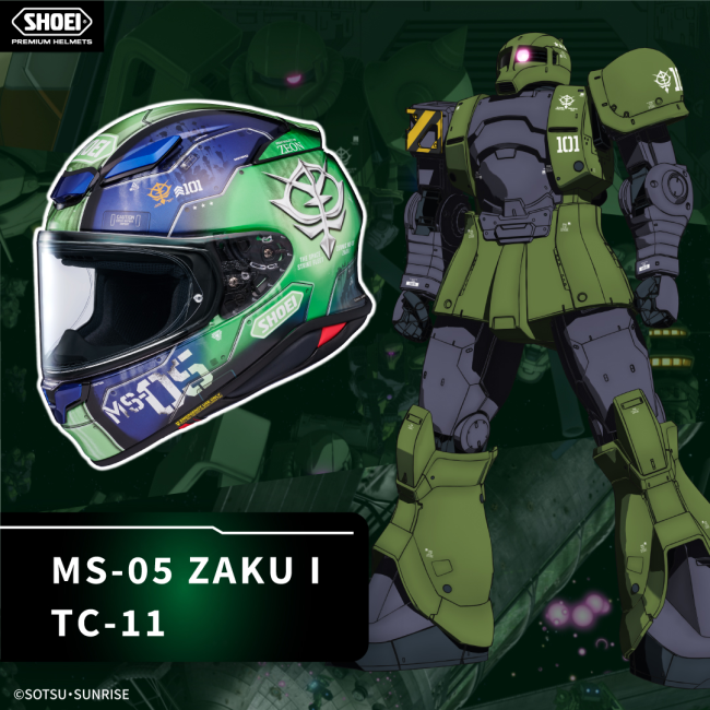 Casco Shoei NXR 2 MS-05 Zaku 1 TC11