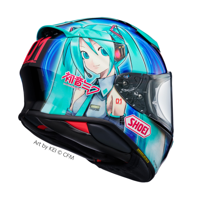 Casco Shoei NXR 2 Hatsume Miku TC4