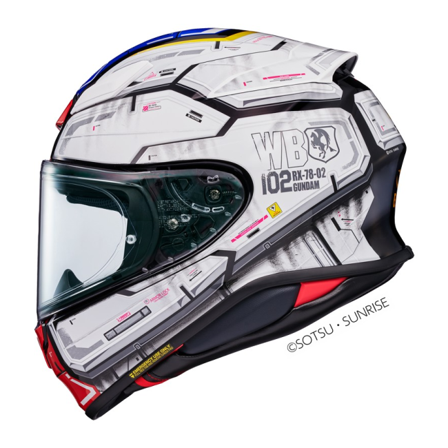 Casco Shoei NXR 2 RX-78-02 Gundam TC10