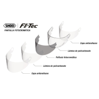 Recambio Shoei Pantalla CNS-2 FI-Tec Fotocromática