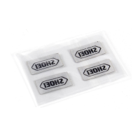Recambio Shoei Adhesivo Logo Shoei Textil Mini 4Uds