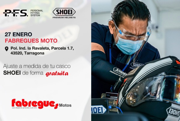 EVENTOS - Próximo evento Shoei PFS en Tarragona