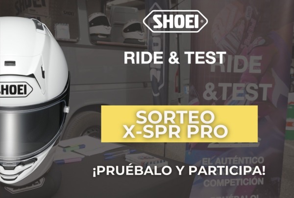 SHOEI - Prueba un X-SPR PRO y participa en el sorteo de un casco