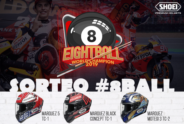SHOEI - Sorteo Marc Márquez 8 Ball
