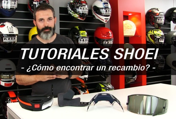 TUTORIALES SHOEI - ¿Cómo encontrar un recambio para tu casco?