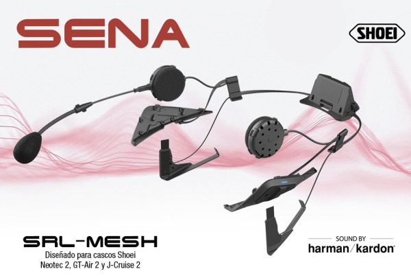NOVEDAD - Nuevo intercomunicador integrado SRL Mesh para cascos de moto Shoei