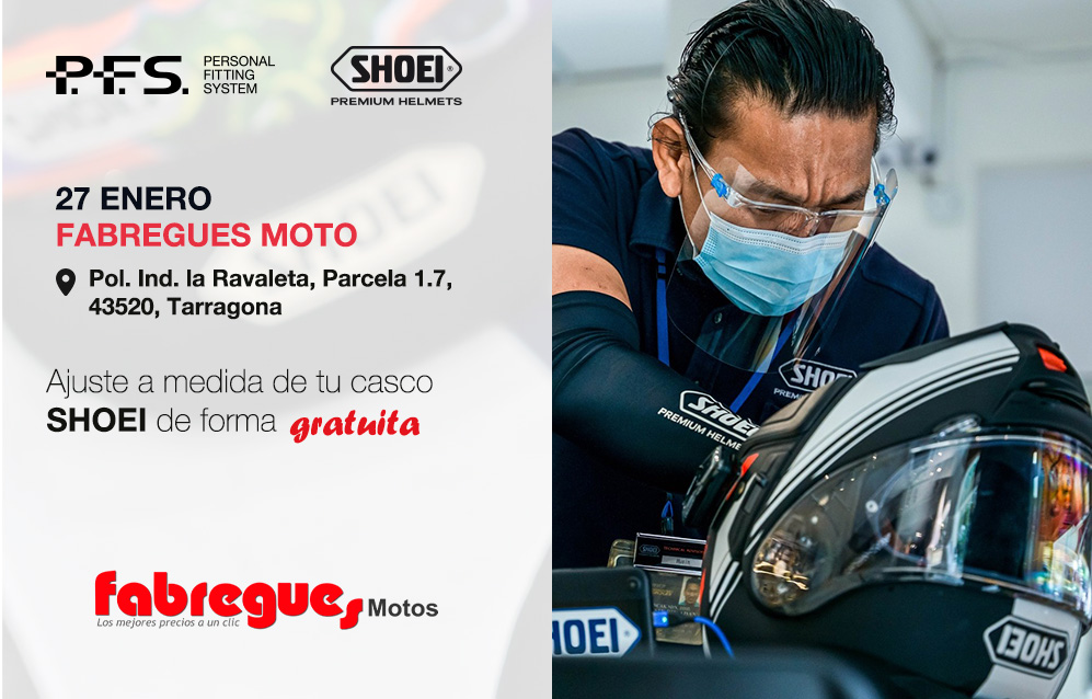 EVENTOS - Próximo evento Shoei PFS en Tarragona