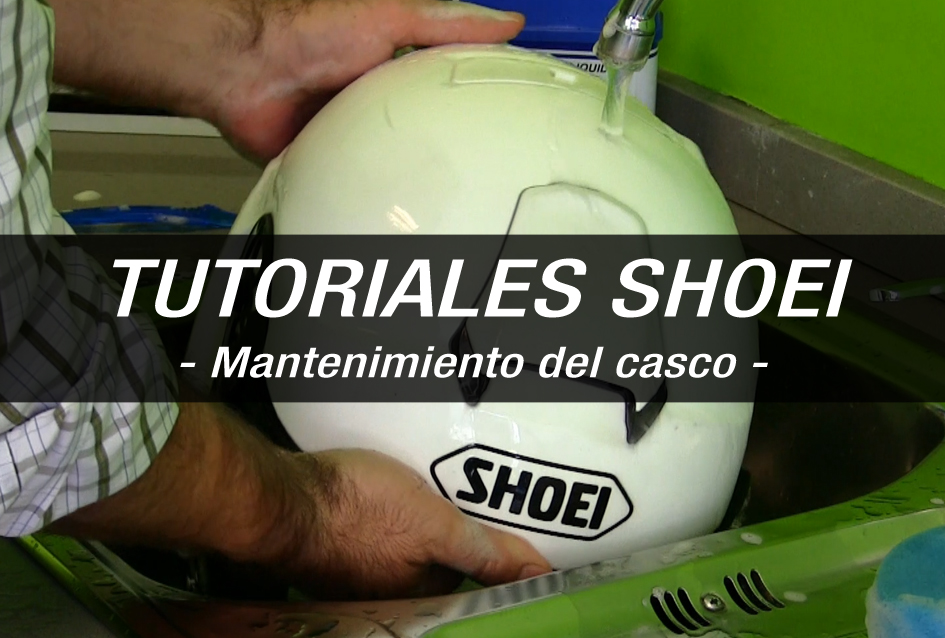 TUTORIALES SHOEI - Mantenimiento de un casco Shoei