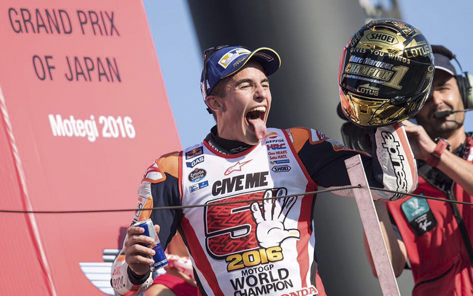 RACING - ¡Marc Márquez campeón del mundo en MotoGP 2016!