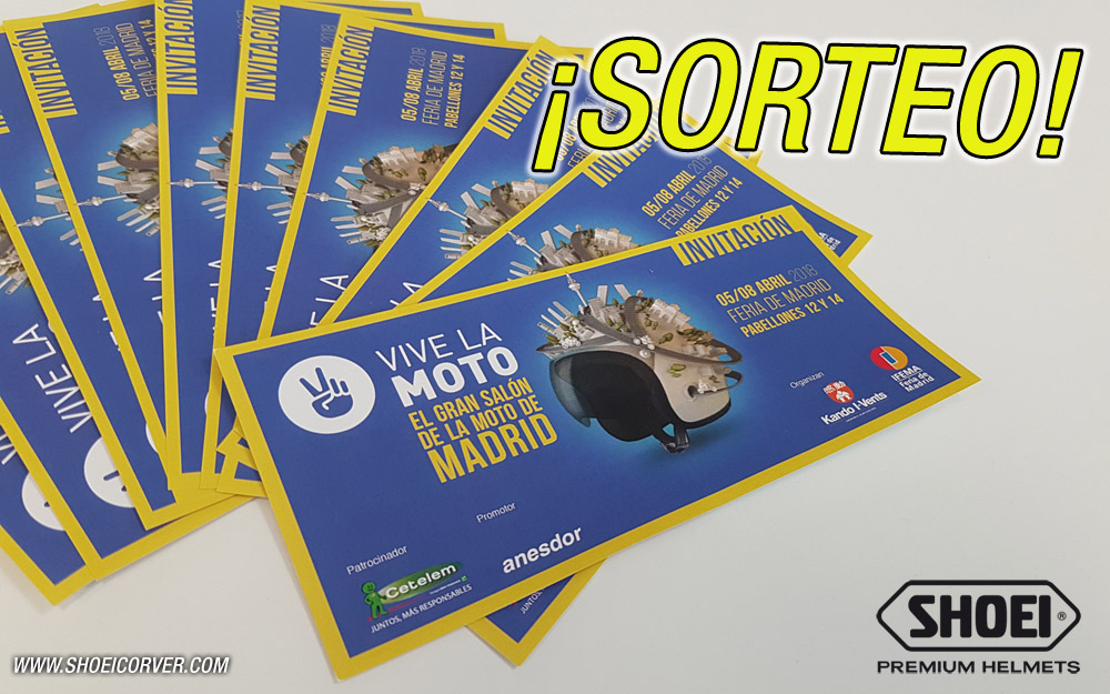 SORTEO - ¡INVITACIONES PARA VIVE LA MOTO / EL GRAN SALÓN DE LA MOTO DE MADRID!