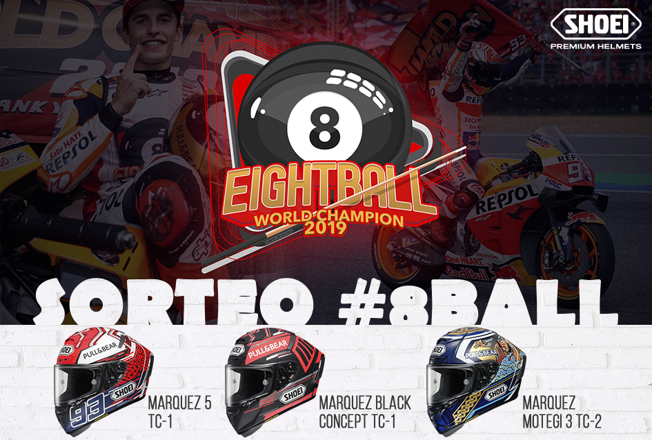 SHOEI - Sorteo Marc Márquez 8 Ball